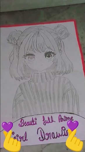 Beautiful anime girl drowning 💖😉