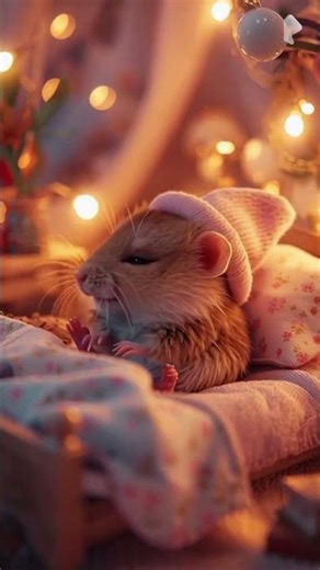 This Hamster's Christmas Morning Reaction! 🎄✨ | Too Cute#shorts