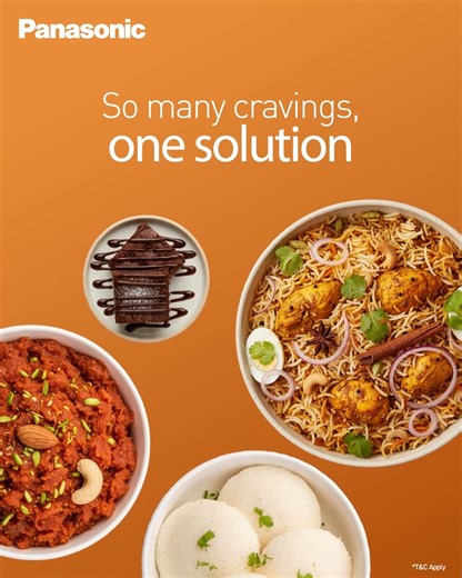 2.8M views · 1.9K reactions | One microwave. Endless cravings covered. 38 Auto Cook Menus for every mood, every bite, every feast. #PanasonicIndia #PanasonicMicrowaves #AutoCookMenu | Panasonic India | Facebook