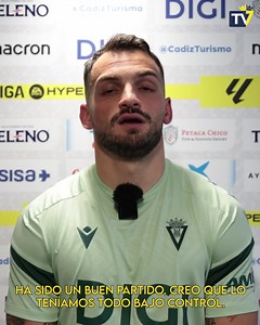 32K views · 436 reactions | Iuri Tabatadze: “Teníamos el partido bajo control” El georgiano analizó la victoria del Cádiz CF tras el encuentro, mostrándose satisfecho por el rendimiento del equipo y por su aportación individual ℹ️ Más información en la web oficial | Cádiz C.F. | Facebook