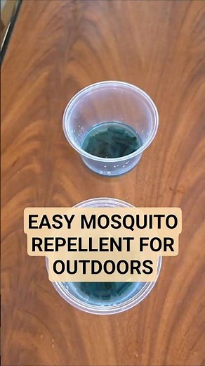 Easy Outdoor Mosquito Repellent #diy #mosquitoreppelent