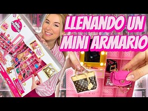 ARMARIO MINI FASHION PARA TUS BARBIES! 💖 unboxing, coloco todas mis miniaturas