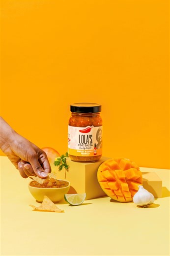 Our Sweet & Spicy Mango salsa packs the ultimate punch of fruity spice! 🥭🌶️ | Lola's Fine Hot Sauce