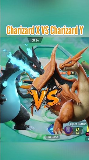 MEGA CHARIZARD X VS MEGA CHARIZARD Y-Ultimate🏆DamegeTest #pokemon #pokemonunite #shorts #shortsvideo