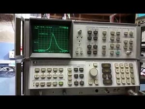 Self calibration and error correction of the Hp 8568a