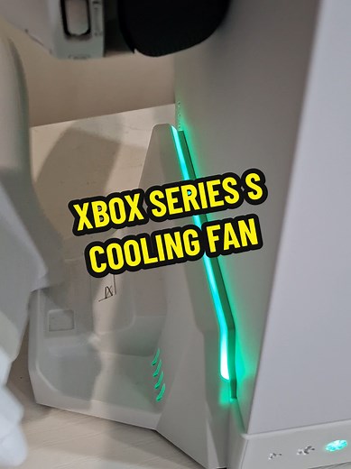 XBOX SERIES S COOLING FAN WITH REMOTE CHARGING AND USB OUTLETS! #Xboxgaming #coolingfan #gamertok #tiktokshop #fyp