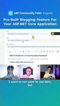 Pre built blogging feature for your ASP NET Core Application - CMS Kit for .NET Developers #dotnet