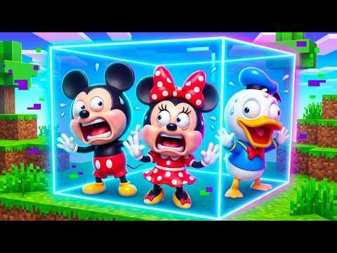 MICKEY.EXE FOUND?! Mickey Mouse TRAPPED in Minecraft! 😱 Glitch Horror Survival