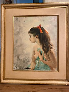 Fine Art Oil on Canvas Female Figure Igor Talwinski (polish 1907-1983) Contemporary - Etsy