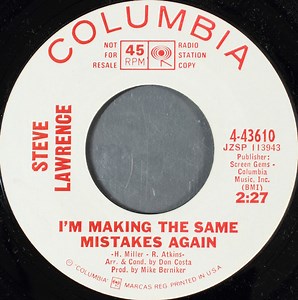 Steve Lawrence - I'm Making The Same Mistakes Again