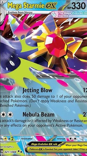 ⭐ PULLING A MEGA STARMIE EX CARD!