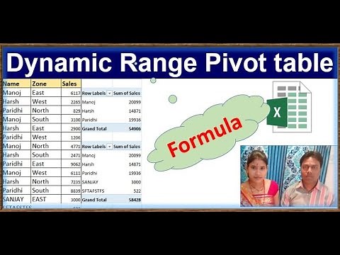 dynamic range pivot table excel | Dynamic Range for a Pivot Table using the Offset Function
