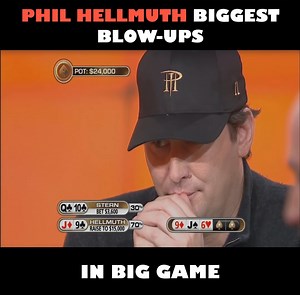 126K views · 604 reactions | PHIL HELLMUTH BIGGEST BLOW-UPS - BEST OF THE BIG GAME | Morning | Facebook