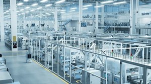 clip-3401758409-aerial-footage-electronics-factory-3d-concept-automated