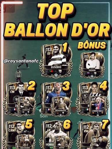 Top Ballon d'Or FC Mobile 2026