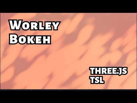 Blurry shapes from microsoft.ai with Worley Noise and Bokeh