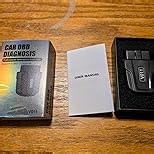 OBD2 Scanner Bluetooth Wireless Car Code Readers & Scan Tools for iOS & Android Auto Diagnostic Tool for Performance Test, Car Check Engine& Clear Error Code Exclusive Free APP for All Cars After 1996