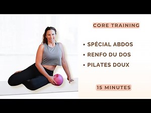 15 minutes to gently strengthen your abs | Pilates with a ball (or cushion)