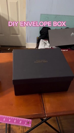 DIY Sweet 16 Envelope Box Tutorial