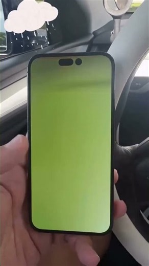 This video shows a users iPhone water damaged from a rain storm ⛈️ #shorts #iphone #apple