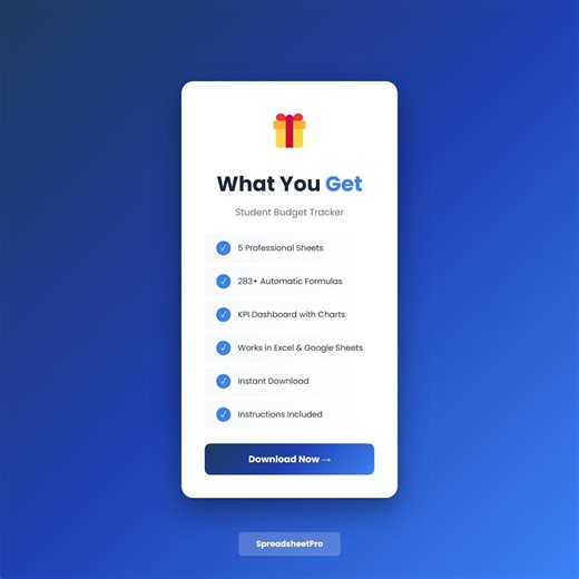 Student Budget Tracker | Dashboard   Achievements | Excel & Google Sheets | 10  Sheets | 200  Formulas | Digital Download - Etsy