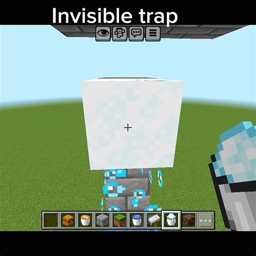 Minecraft invisible ladder 😱#minecraft #shorts #gaming