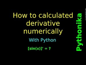 Numerical differentiation with Python. Border problem
