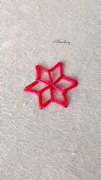 How to embroider a star ⭐️..Star Embroidery