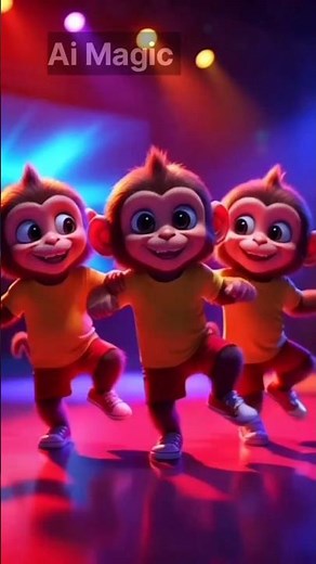AI Magic Monkeys Dancing – Cutest Dance Ever! 🐒✨