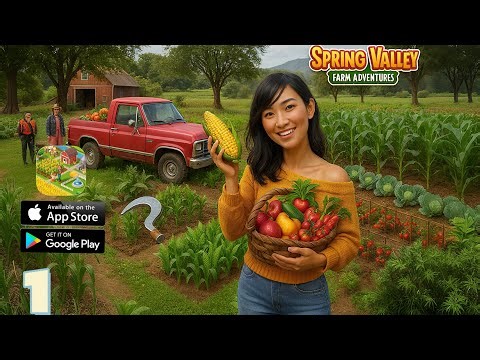 Spring Valley Gameplay – PixaroX gaming Farming, Harvesting & Village Life (Hi