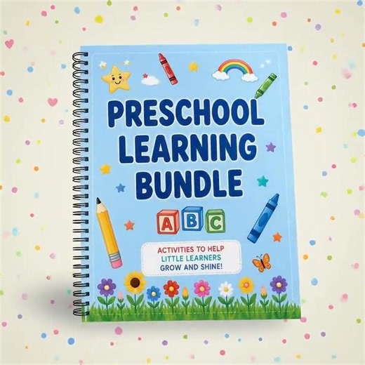 Back to School Bundle for Ages 3-4 | Preschool Curriculum Worksheets |