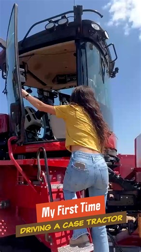 511K views · 26K reactions | My First Time Driving A Case Tractor | Laura Farms | Facebook