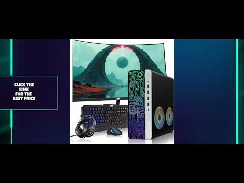 HP Gaming PC Desktop Review – AMD A10, RX 550, 24" Curved Monitor & RGB Setup