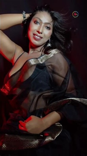 Bengali boudi black saree lover 🔥#trending #shorts #viral