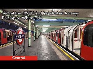 Central line Refurbished Journey : From Fairlop to White City
