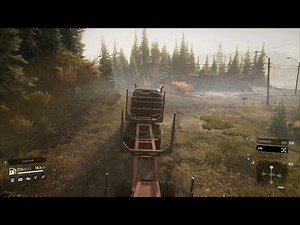 SnowRunner - Testing the Double Logging Semi- Trailer with the FLD 120