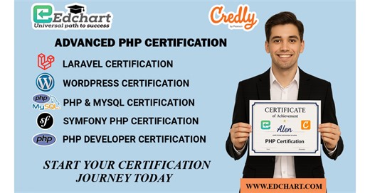 Millions Worldwide Achieve Global Validation with edchart PHP Certification and Credly Digital Badge