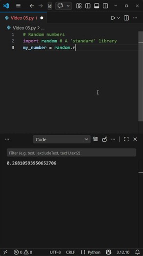 Random Numbers in Python