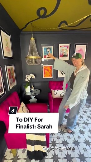 Is @Sarah Teresinski BEHR’s next Ultimate DIYer? In the finale, this DIYer created a gallery wall, upcycled sconces, and even curtains to bring together an all-around cozy room. Submit your vote by tagging your favorite finalist in the comments of this 👉 @Behr Paint video. Follow @behr to see who wins! #BEHRToDIYForContest