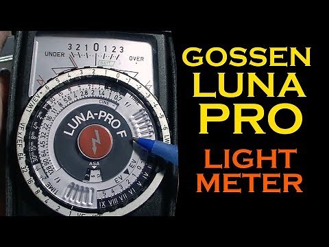Gossen Luna Pro F Light Meter - Crash Course