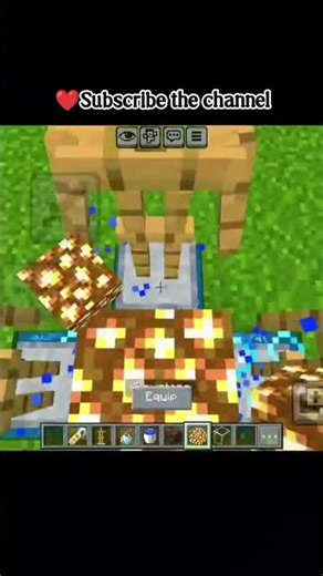 Minecraft में छुपा हुआ Glowstone ट्रैप 😱 | गुप्त लाइट ट्रिक 🔥#shots