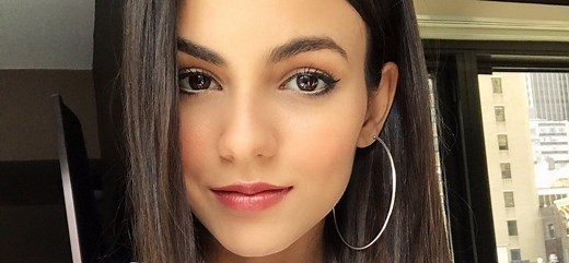 Victoria Justice At Beach In Purple Bikini: 'Sexiest Woman Alive'