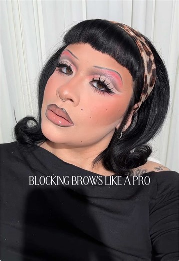 how to block brows like a PRO! 👩🏻‍🎨✨ *in depth* #browcoverup #houstonmua #makeuptip #brows #editorialmakeup