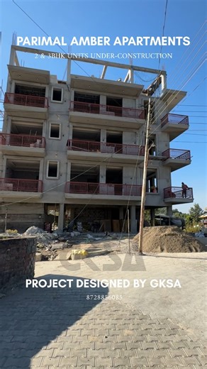 GKSA ®️ on Instagram: "Parimal Amber Apartments Exclusively Crafted 2 & 3 BHK Homes | Under Construction Designed & Executed by GKSA 📞 87288 56085 Transform your real estate vision into a landmark. Get your project designed by GKSA and make your mark in the market. #ArchitectureDesign #ArchitectsOfIndia #IndianArchitecture #GKSA #DesignExcellence #BuiltToInspire #ArchitectureLovers #DesignMatters #InstaRealEstate #PropertyGoals #HomeGoals #LuxuryLifestyle #InstaHomes #InvestmentOpportunity"