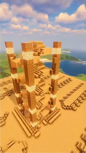 Minecraft🤩 Pyramid Library #minecraft #minecraftshorts #gaming