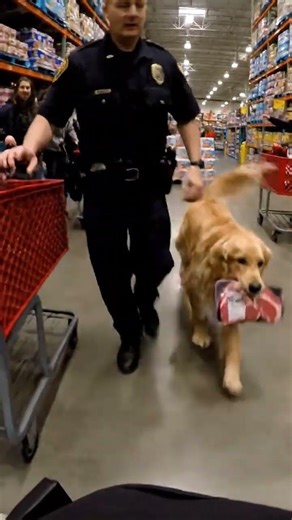 Dog Steals Meat From Costco, Police Chase Ensues