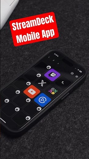 Stream deck mobile app #tech #elgato #gaming #apple #iphone