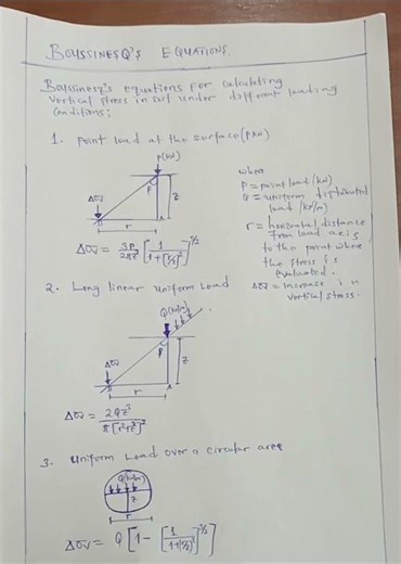 "Boussinesq Stress Equations Explained in 30 Seconds"#short.