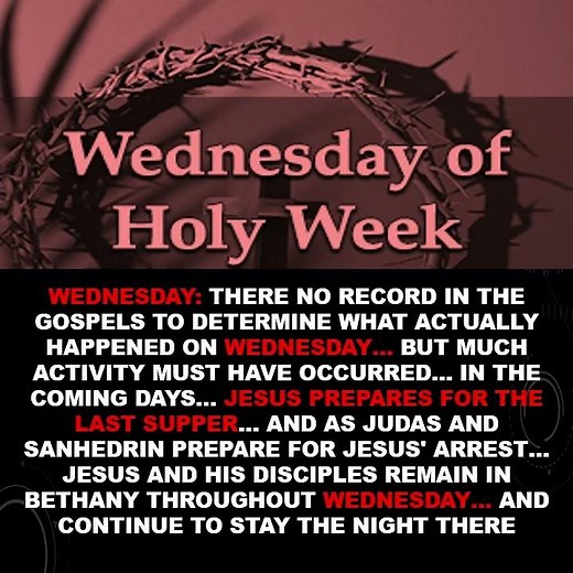 HOLY WEEK WEDNESDAY SHORT #tonymillersundayschoollessons #happyeaster #resurrection