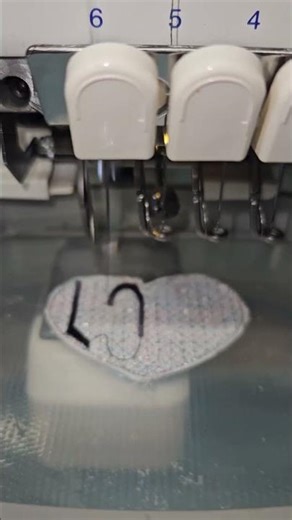 Testing a patch with text #patch #machineembroidery #embroidery #brother